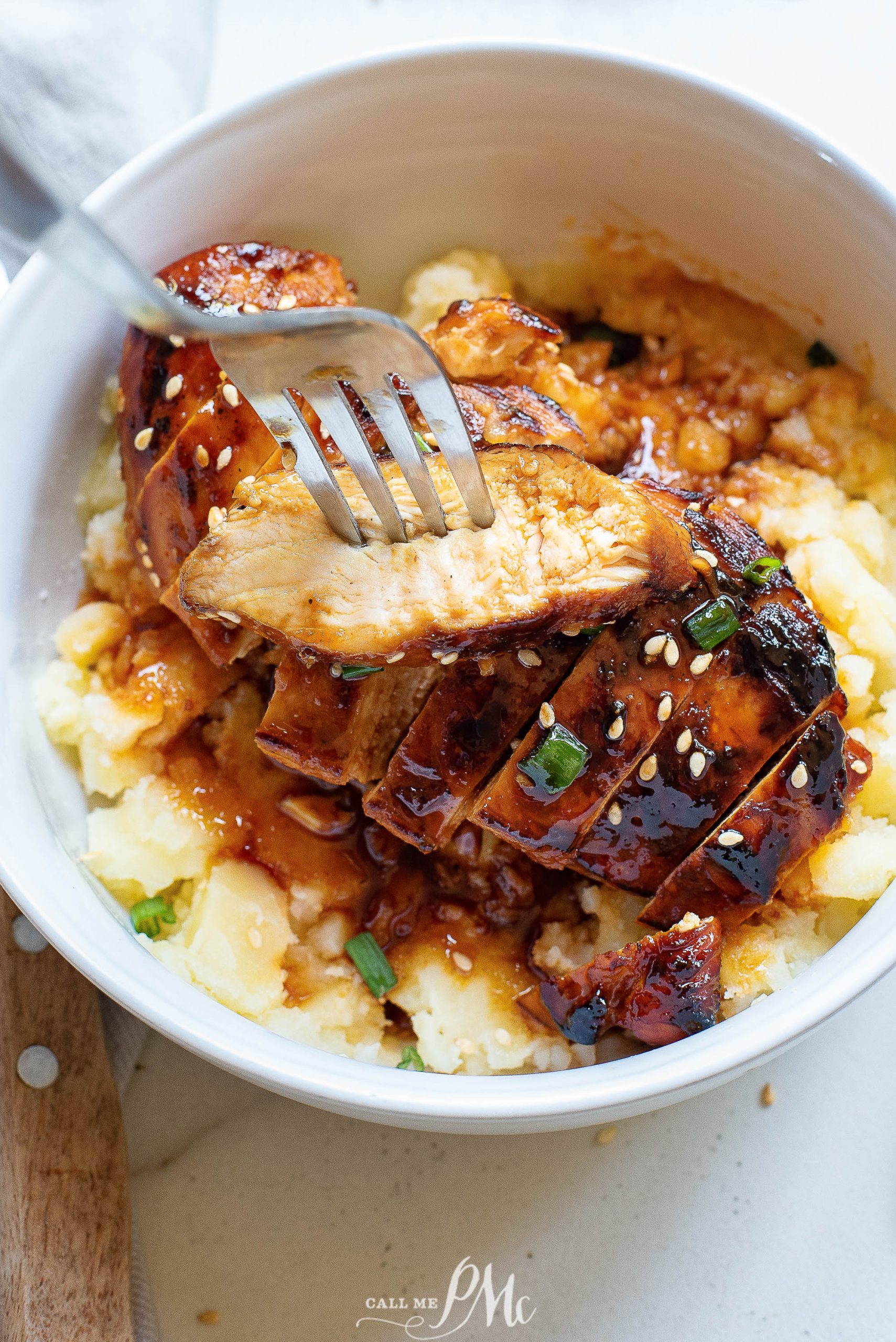 Honey Garlic Sriracha Skillet Chicken