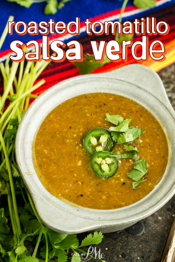 Authentic Roasted Tomatillo Salsa Verde