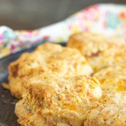 Small Batch Bacon Cheddar Buttermilk Biscuits