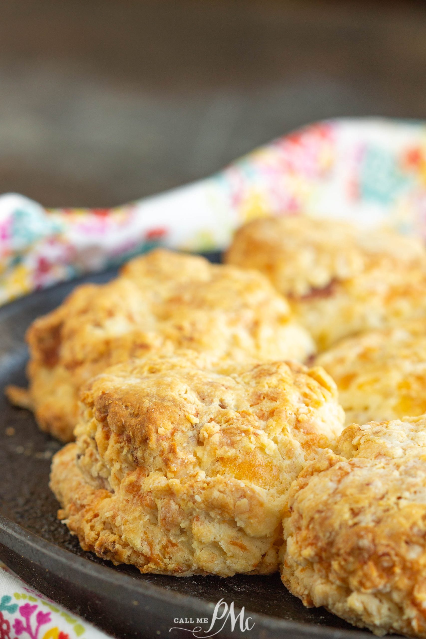 Small Batch Bacon Cheddar Buttermilk Biscuits