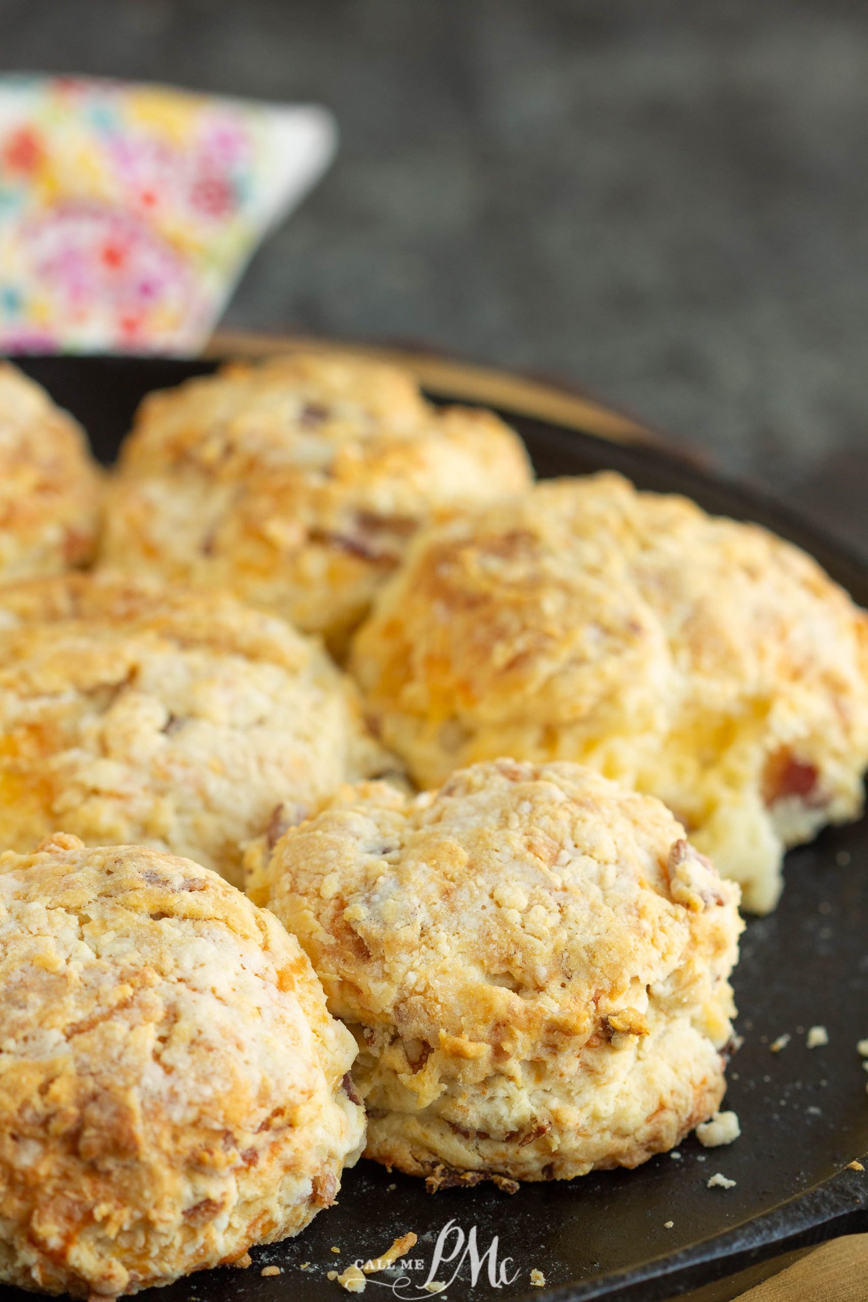 Small Batch Bacon Cheddar Buttermilk Biscuits