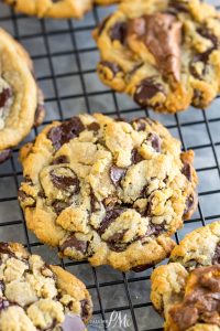 THICK CHOCOLATE CHIP SNICKERS COOKIES