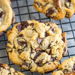 Chocolate Chip Snickers Cookies