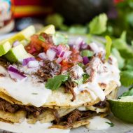 QUESABIRRIA STACK {Cheese Birrias Taco Stack}