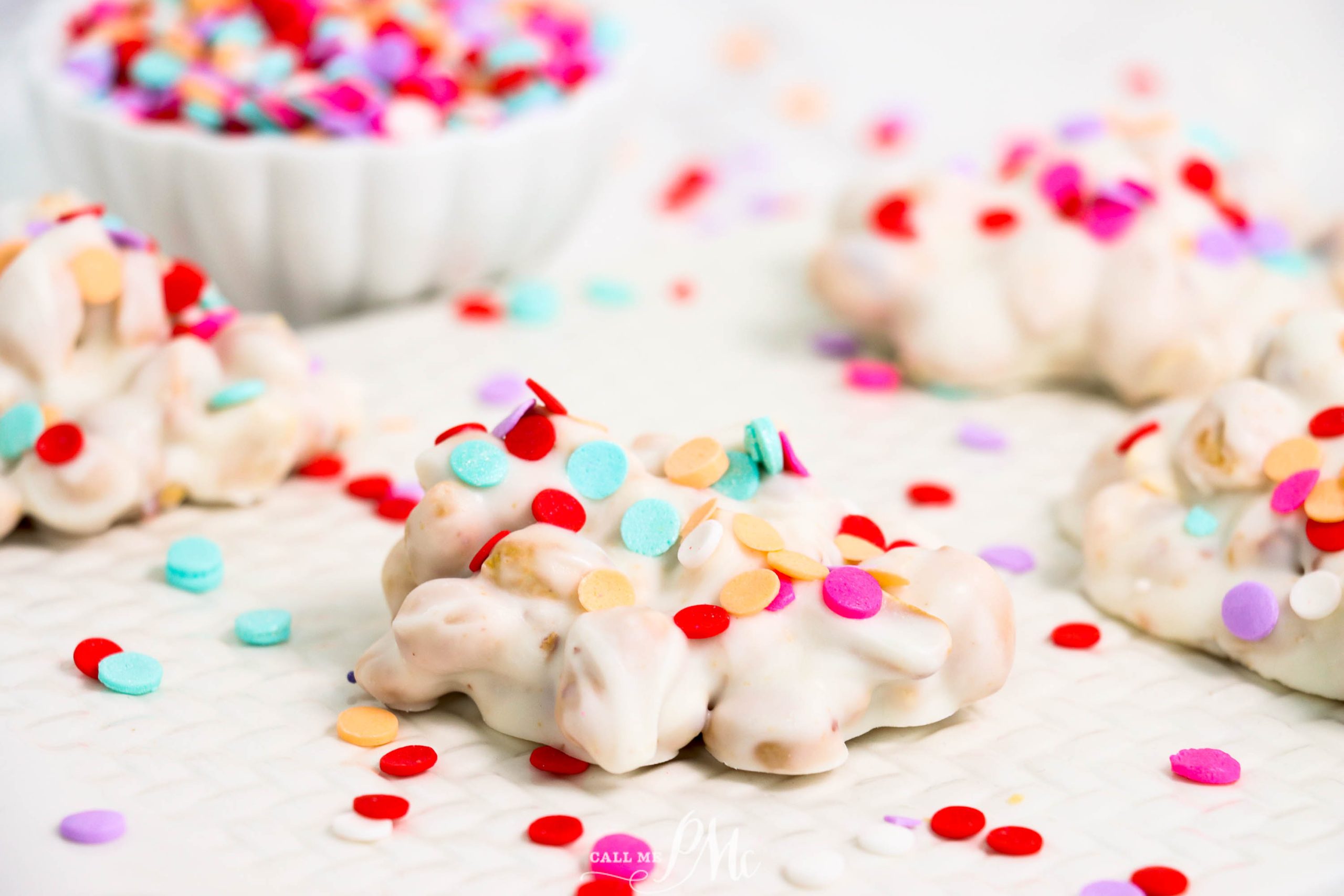 Salty Sweet Crockpot Candy | Call Me PMc chocolate clusters