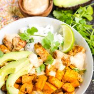SHEET PAN CHIPOTLE SWEET POTATO HASH