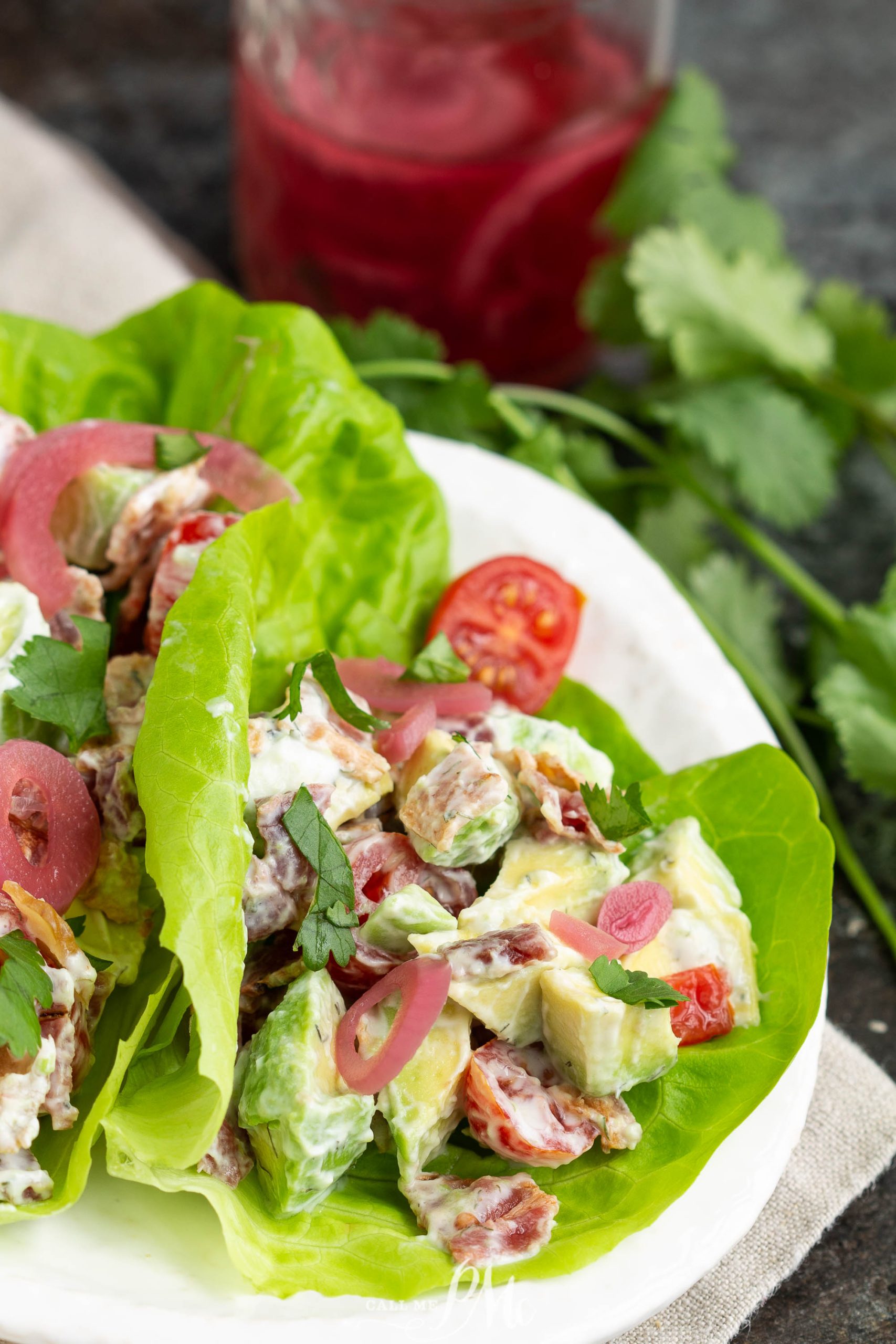 Bacon Lettuce Tomato Avocado Wraps