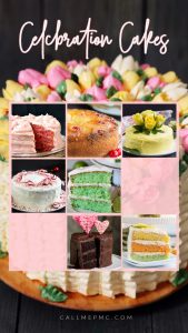 Collage of cakes