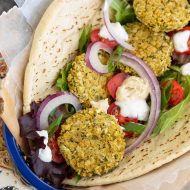 Canned Chickpea Baked Falafel