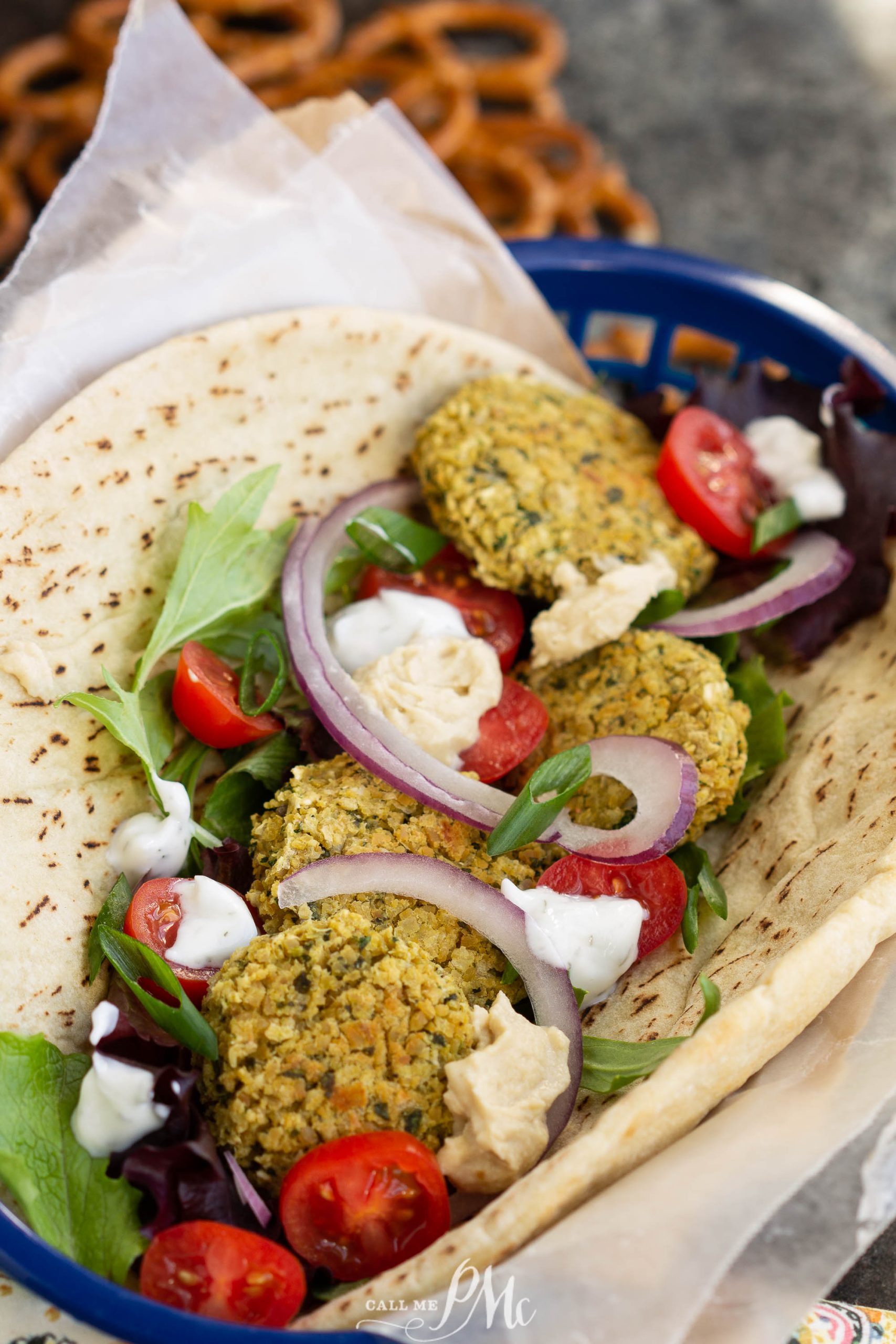 Canned Chickpea Baked Falafel