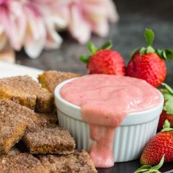 Cinnamon Chips with Daiquiri Dip