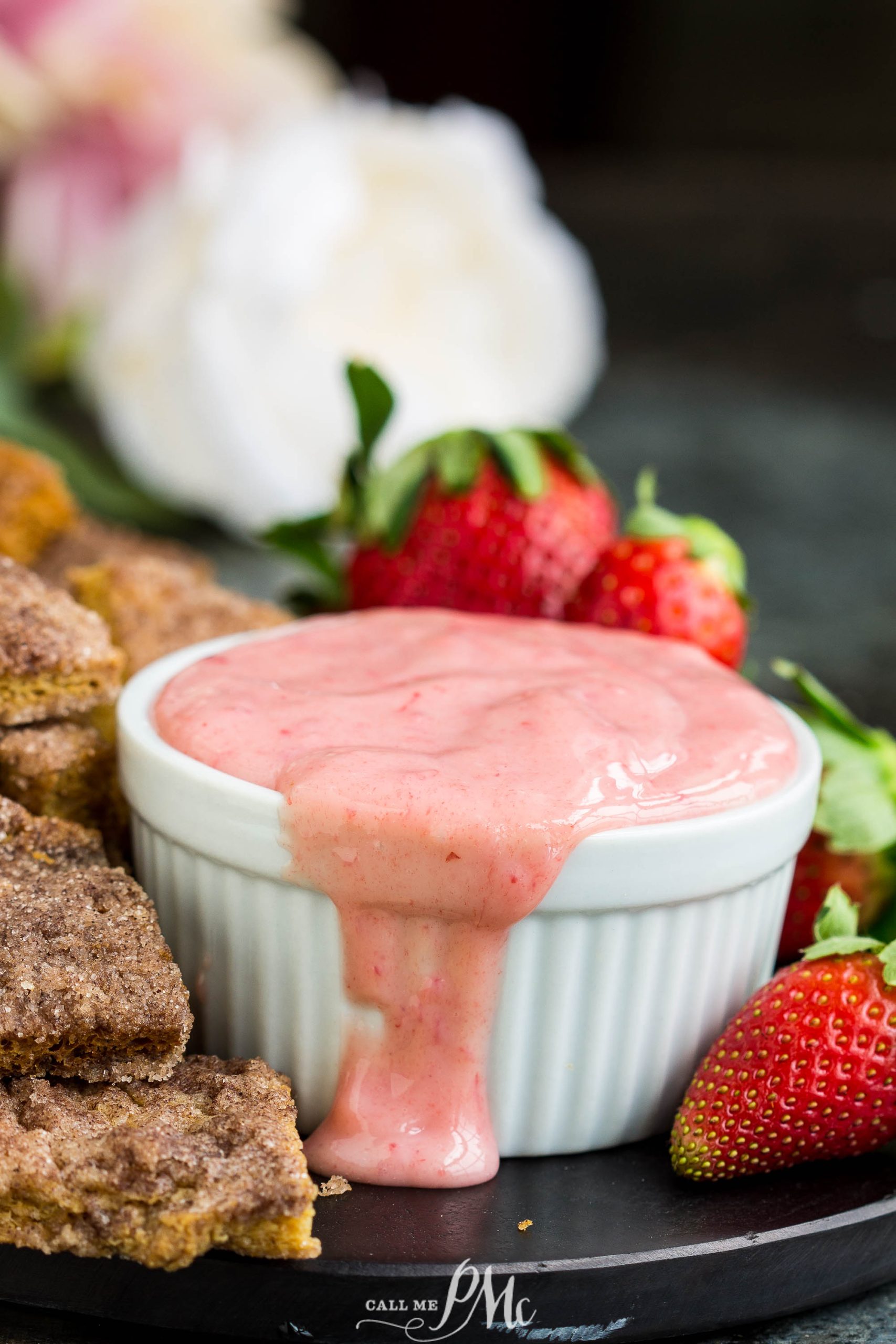 Cinnamon Chips with Daiquiri Dip