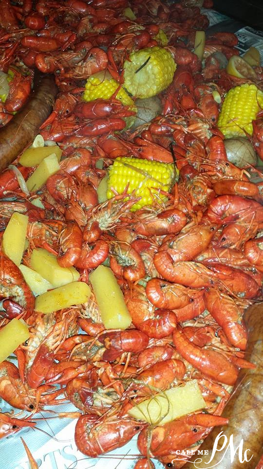 crawfish on table