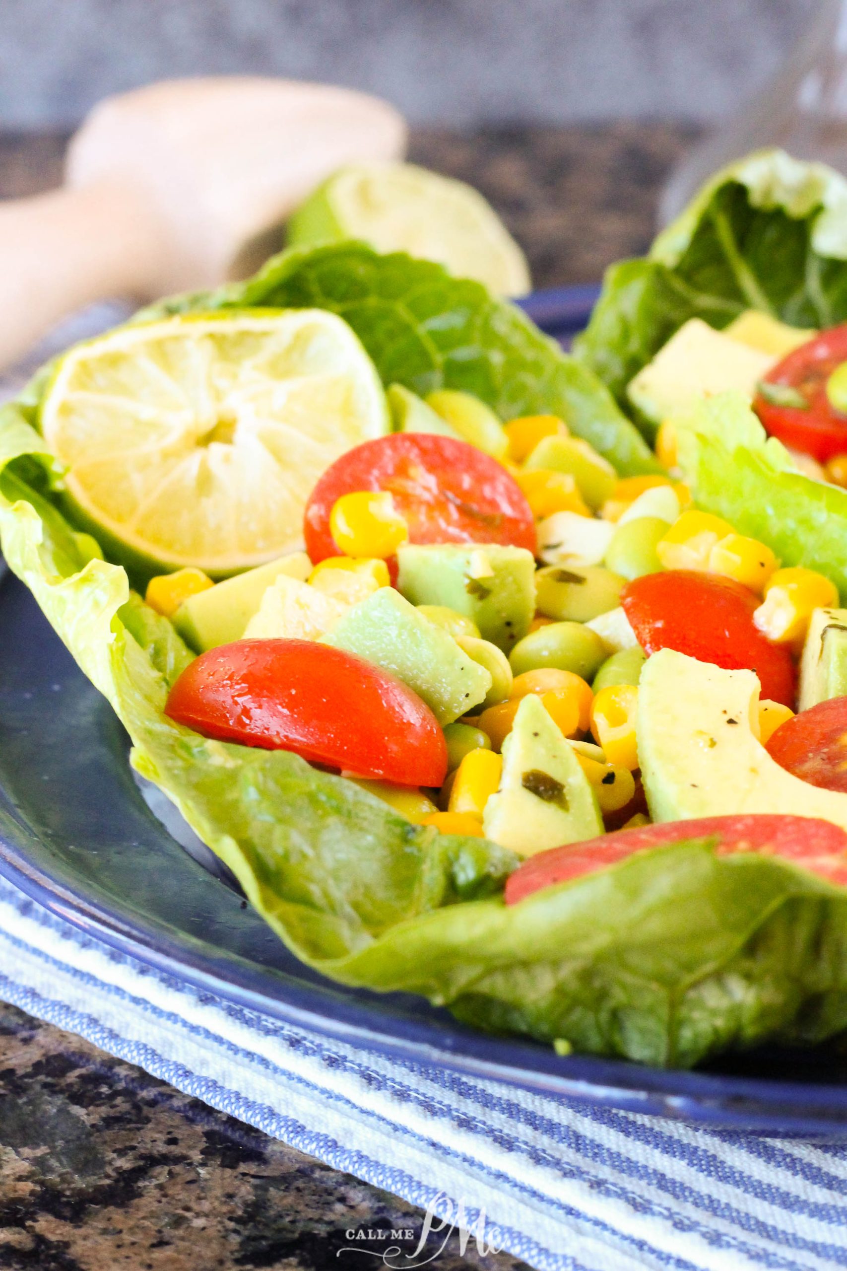 Edamame Corn Avocado Salad