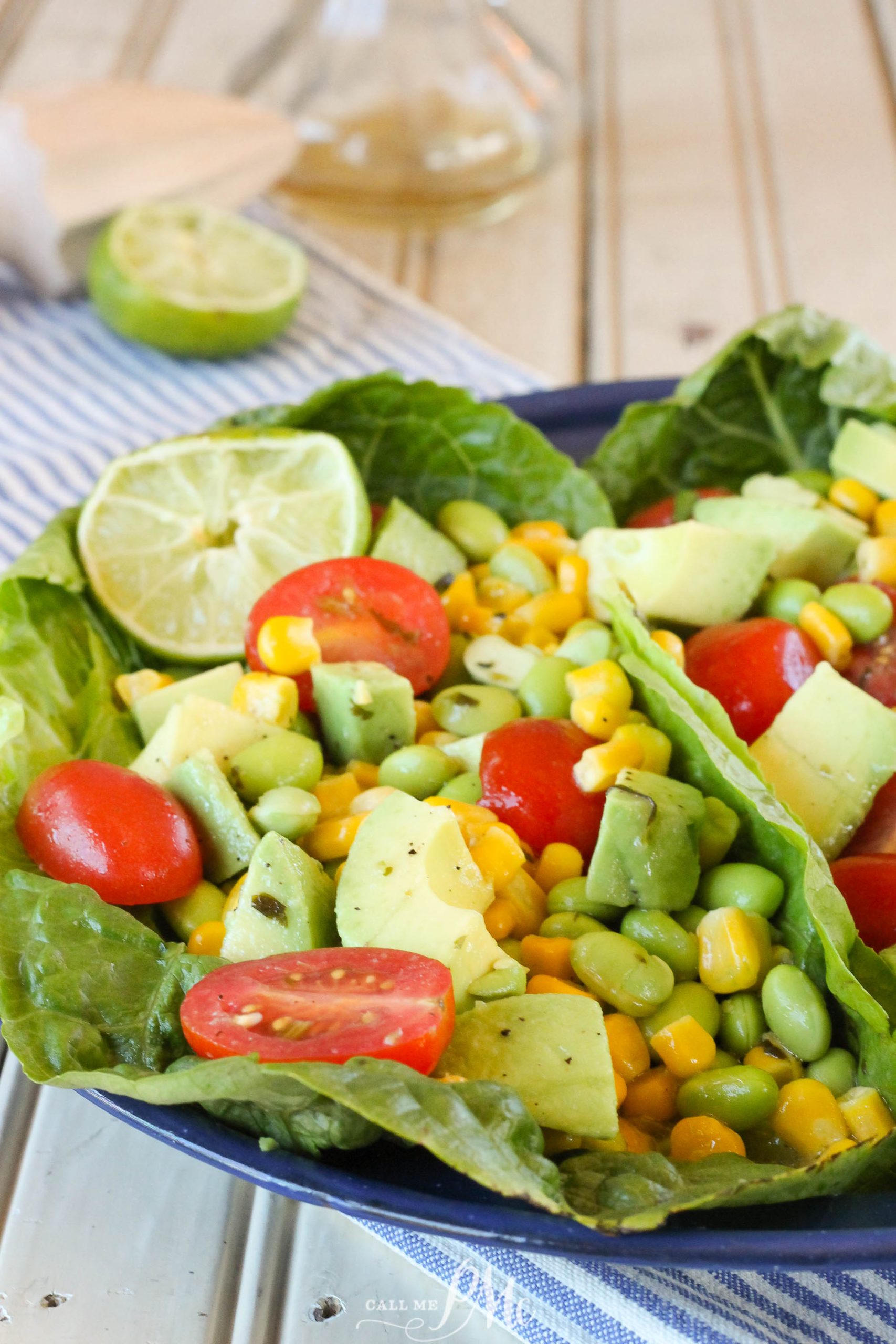 Edamame Corn Avocado Salad