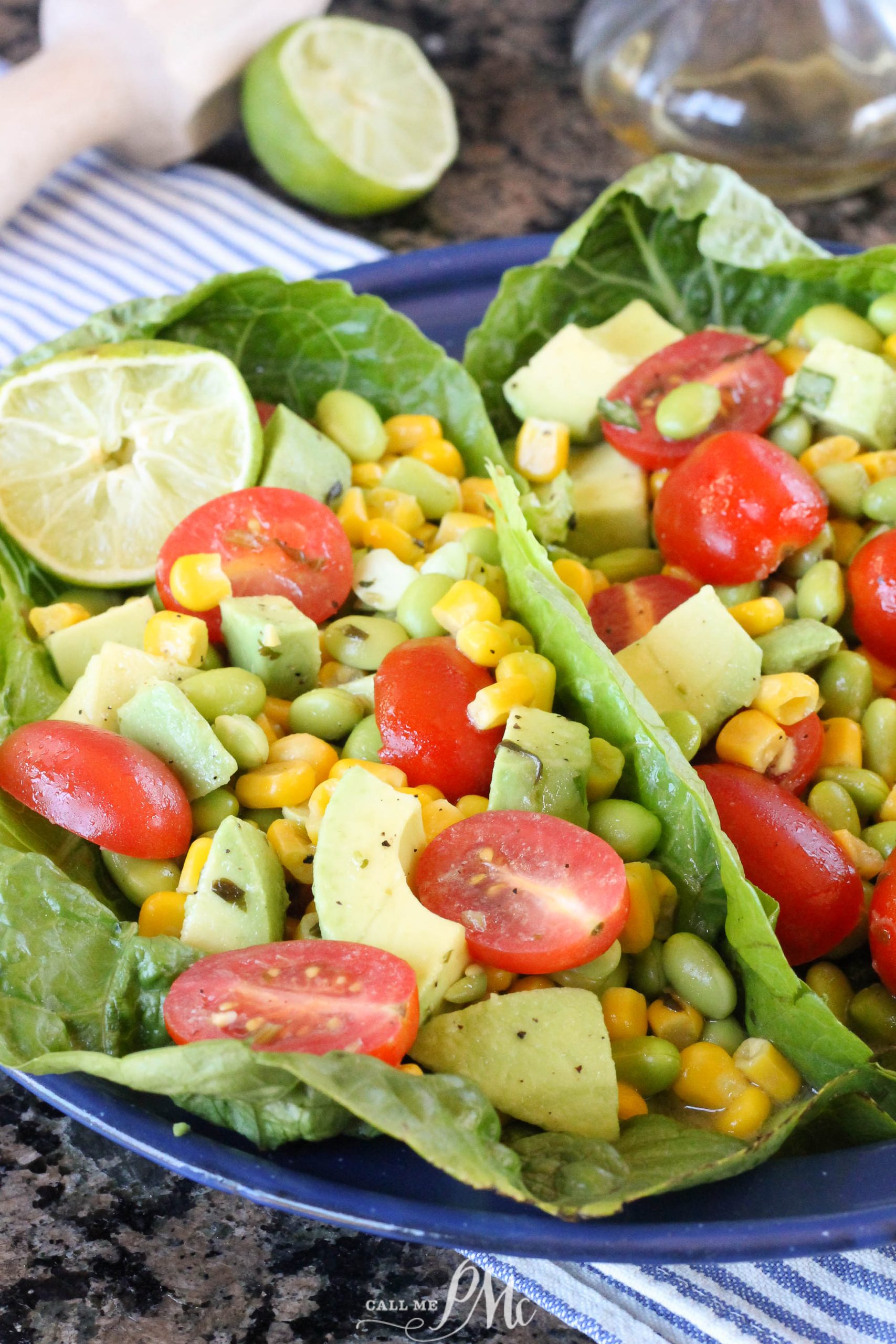 Edamame Corn Avocado Salad