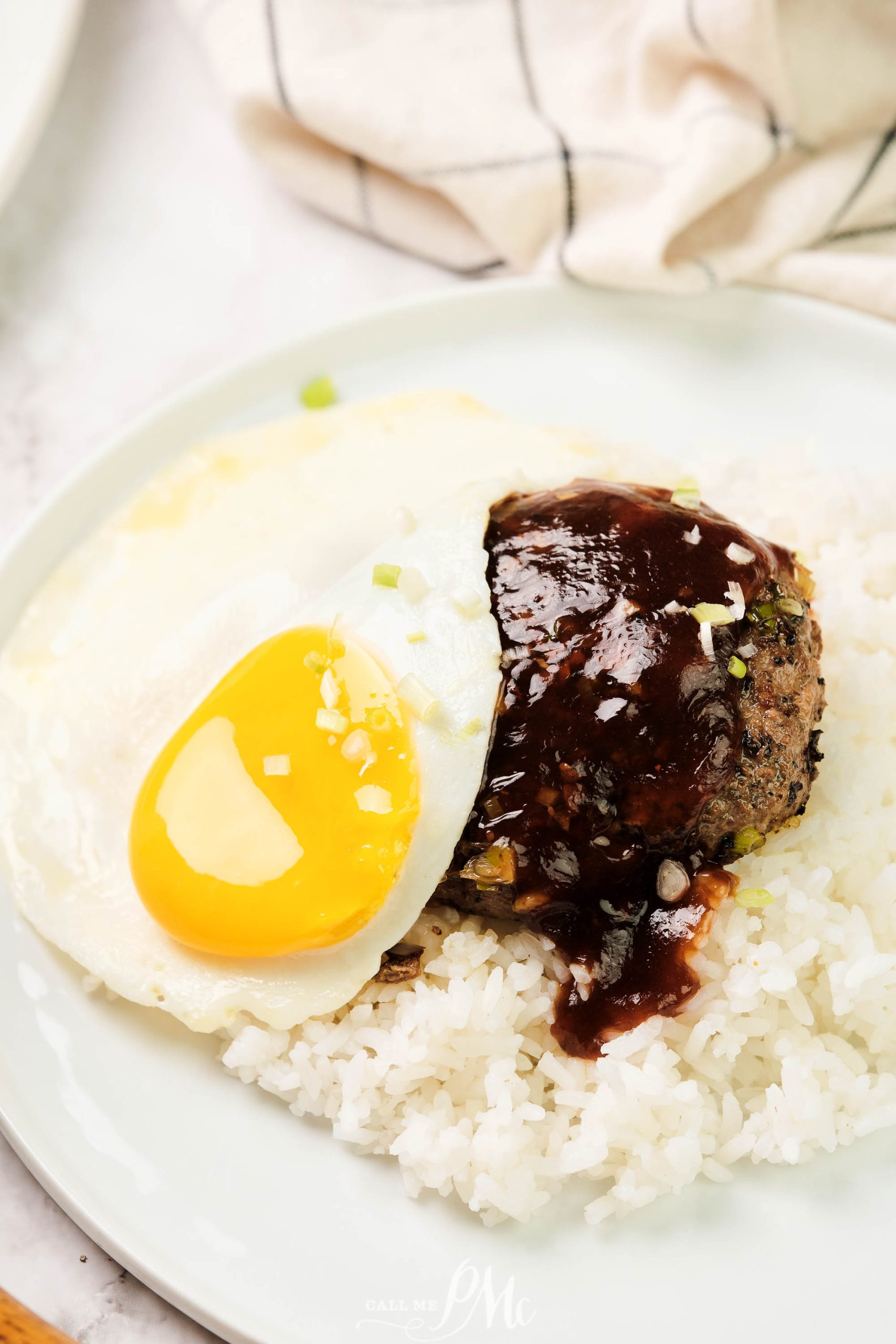 Hawaiian Loco Moco, regional recipe for hamburger steak