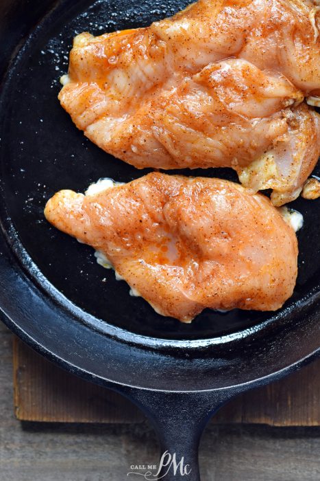 chicken breasts in skillet