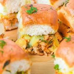 Buffalo Chicken Cheddar Sliders