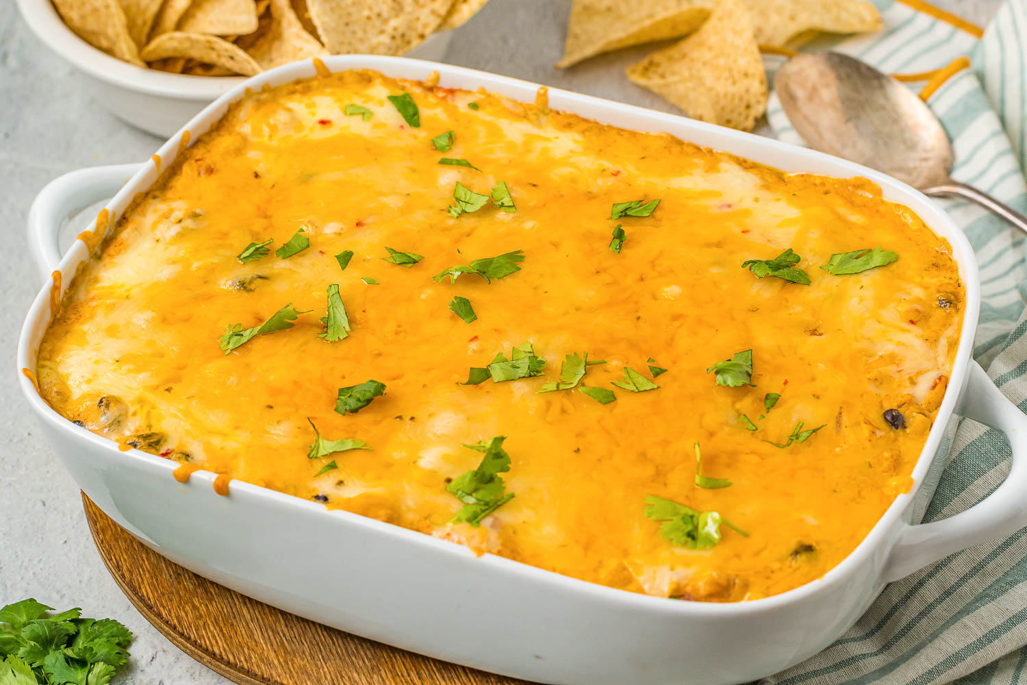 CHICKEN ENCHILADA DIP WITH ROTEL