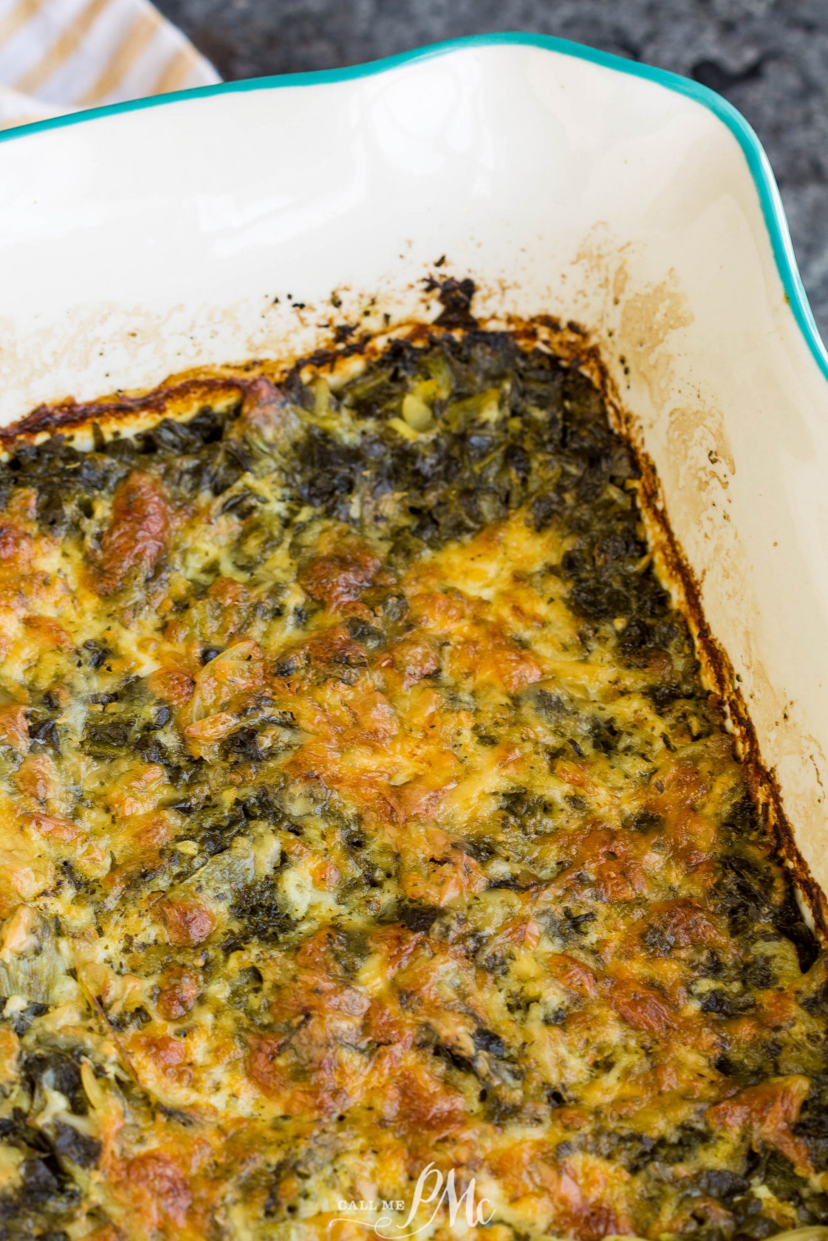 One Pan Spinach Artichoke Orzo