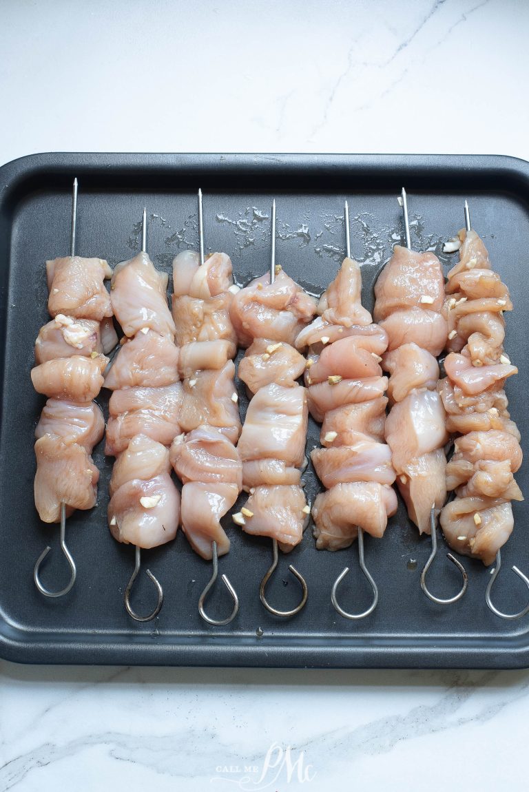 Stovetop Teriyaki Chicken Kabobs