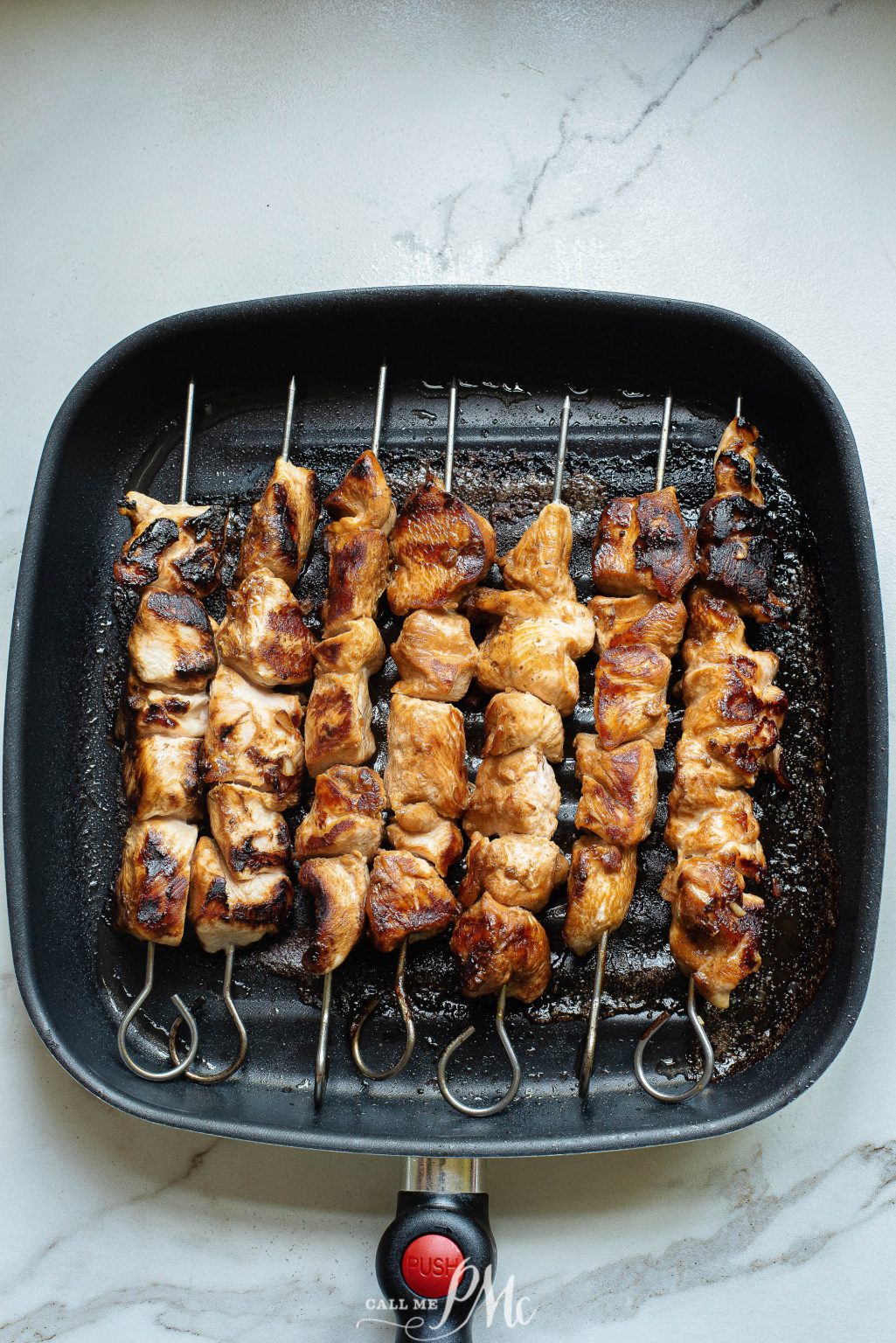 Stovetop Teriyaki Chicken Kabobs