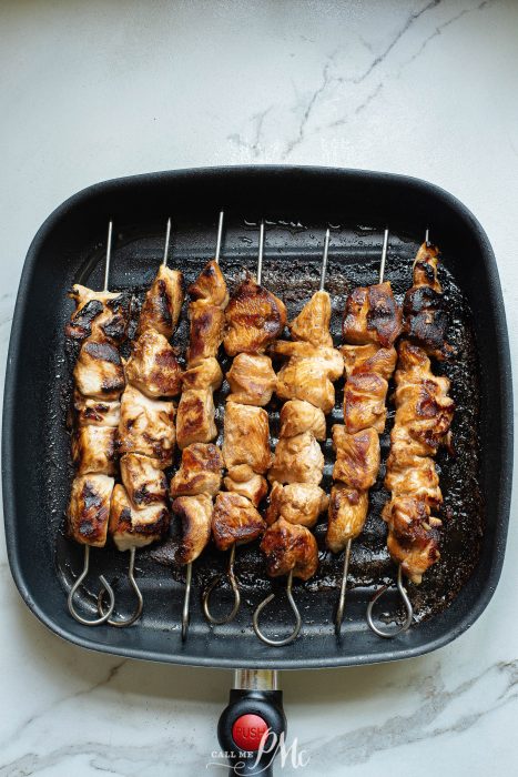 Stovetop Teriyaki Chicken Kabob