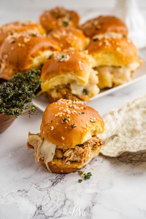 barbecue chicken slider