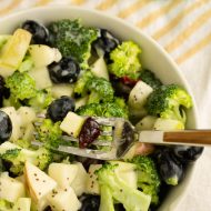 Broccoli Blueberry Salad with Poppyseed Dressing
