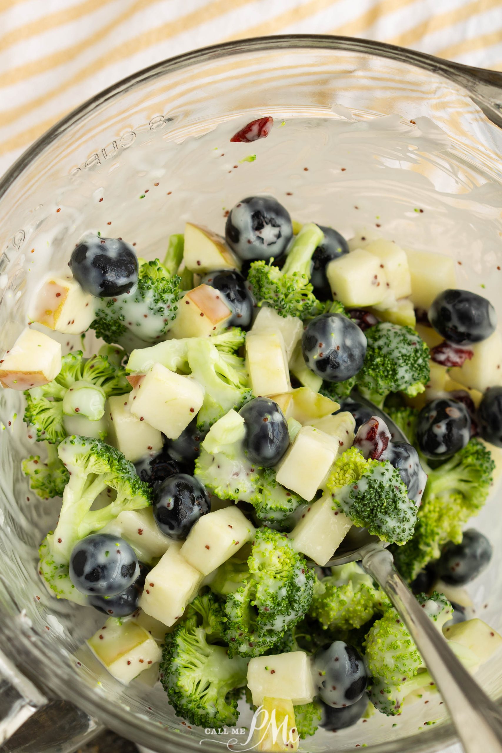 Broccoli Blueberry Salad with Poppyseed Dressing