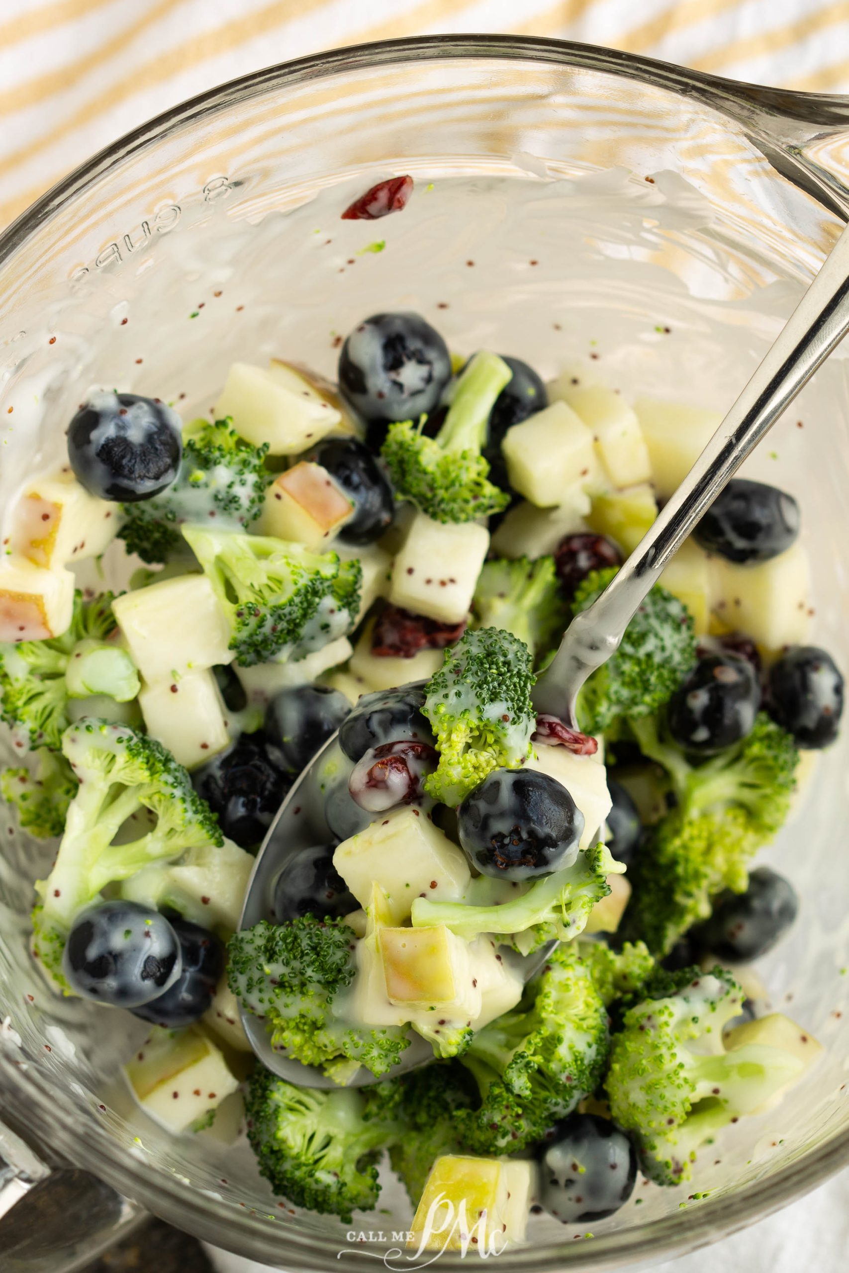 Broccoli Blueberry Salad with Poppyseed Dressing