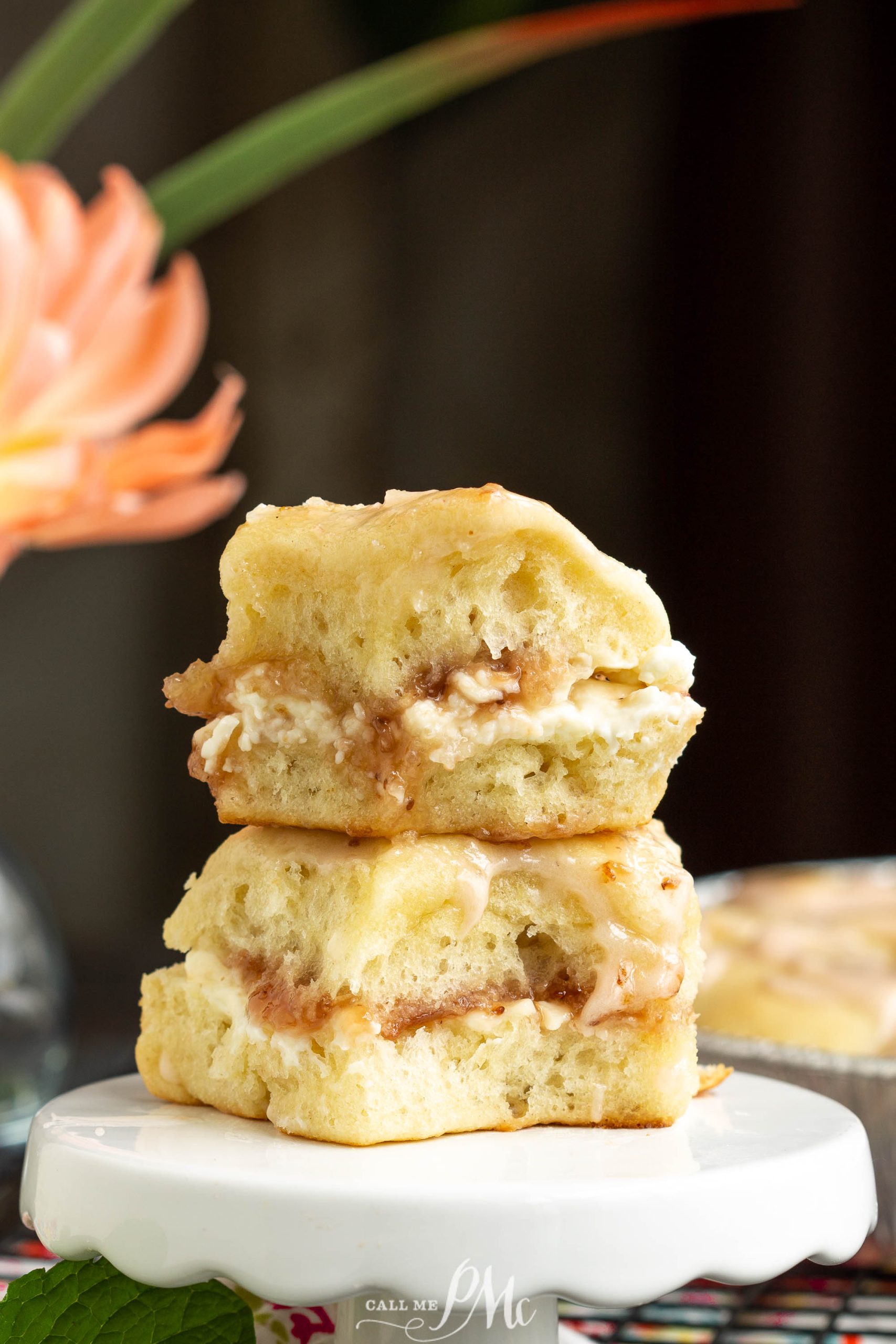 Sister Schubert Strawberry Cream Pull Apart Bread!