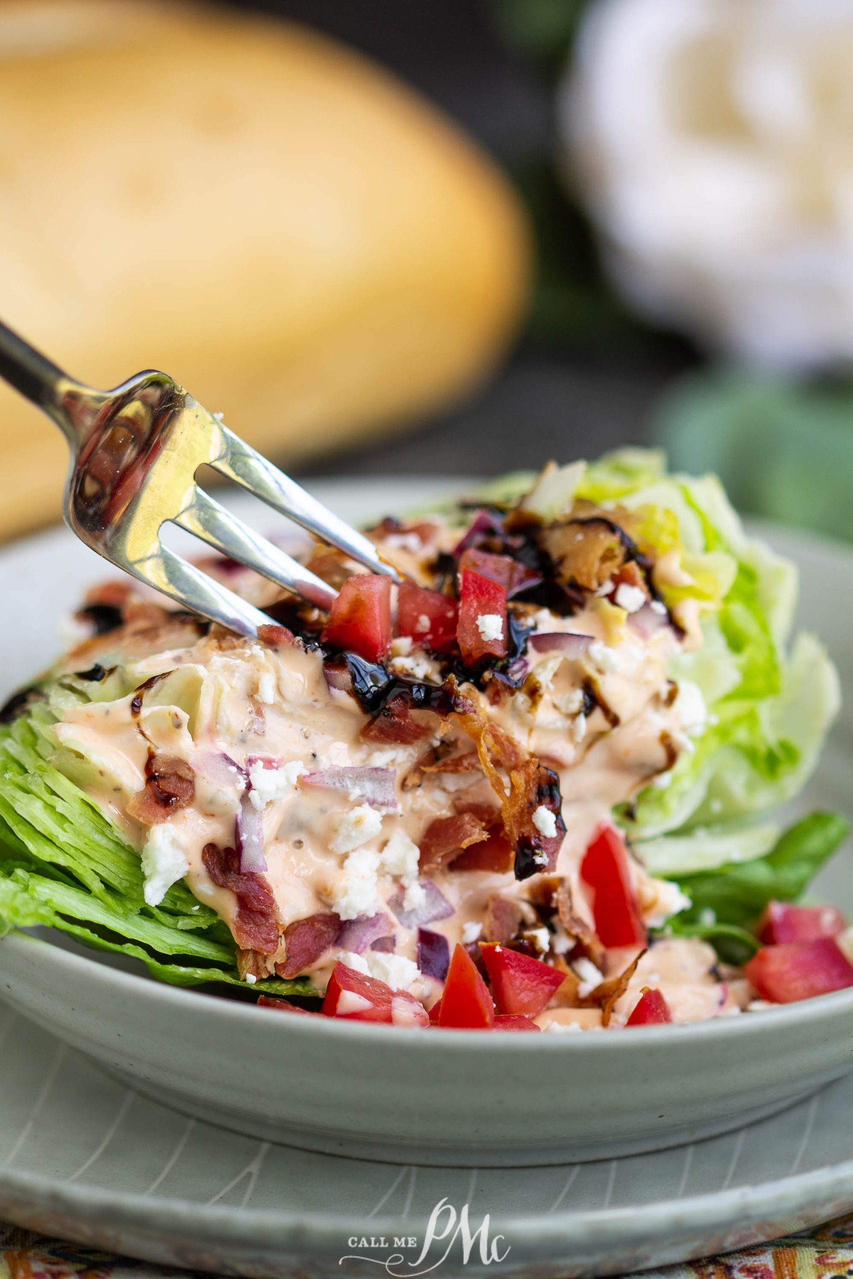 iceberg lettuce in bowl