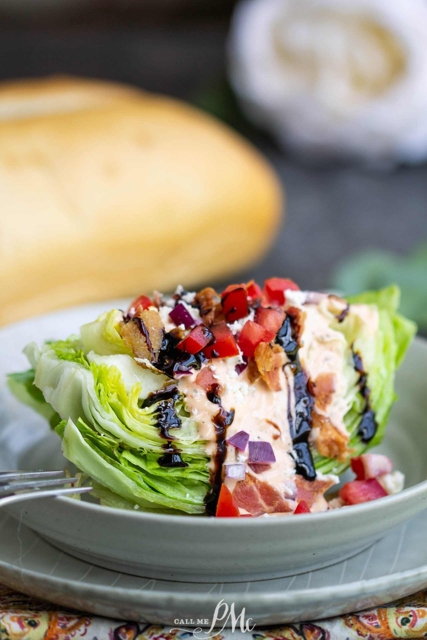 Homemade Sriracha Thousand Island Dressing Wedge Salad