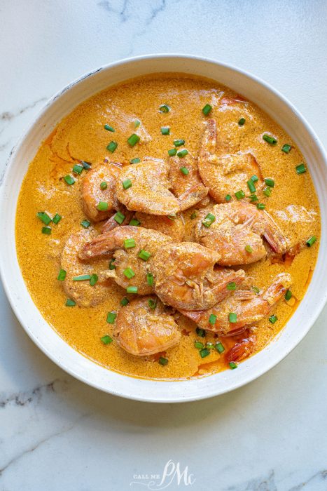 Shrimp in sauce