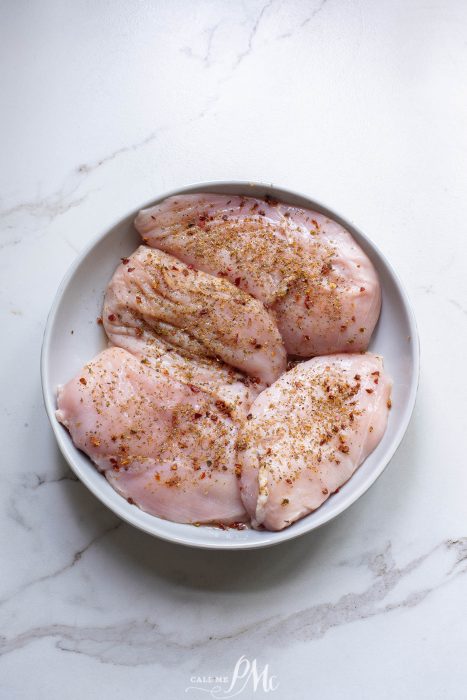 seasoned chicken breasts