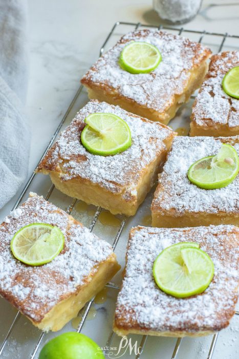 dessert cut into squares