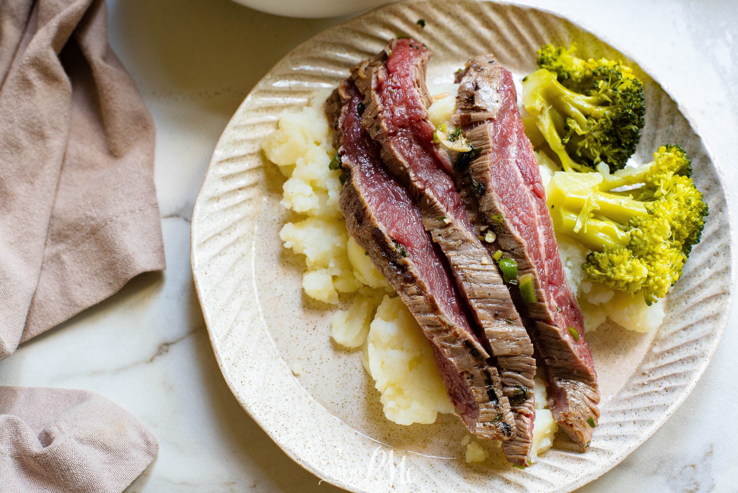 Orange Jalapeno Marinated Grilled Flat Iron Steak