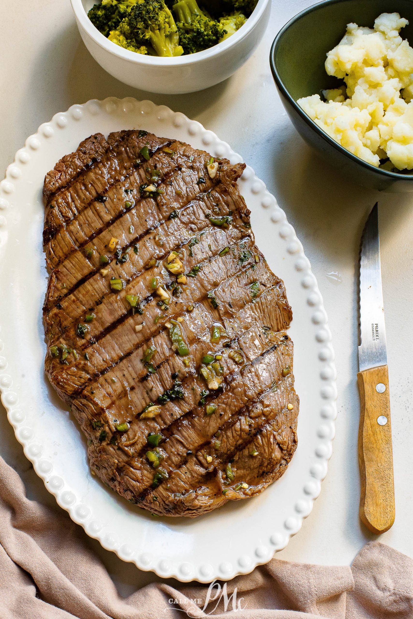 Cooking Storing Handling Meat, Orange Jalapeno Marinated Grilled Flat Iron Steak