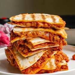 Sloppy Joe Quesadillas