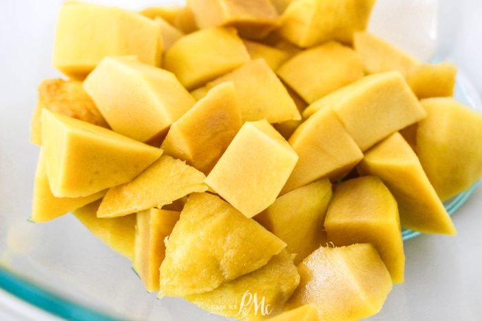 chopped mango