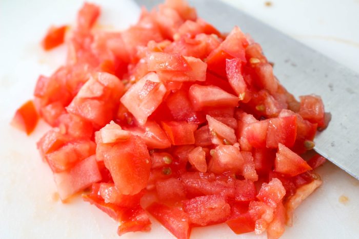 chopped tomatoes