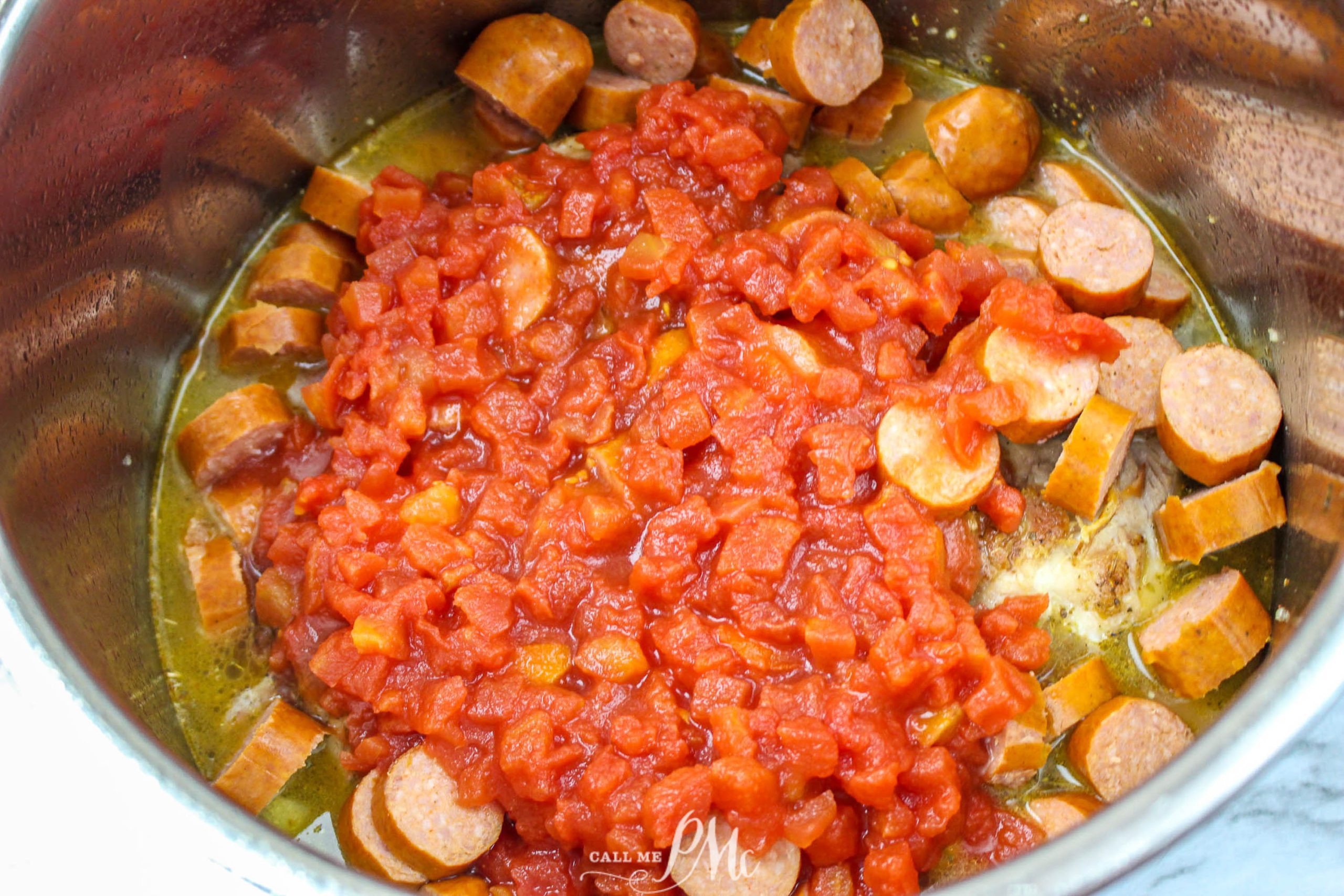 ingredients in an instant pot