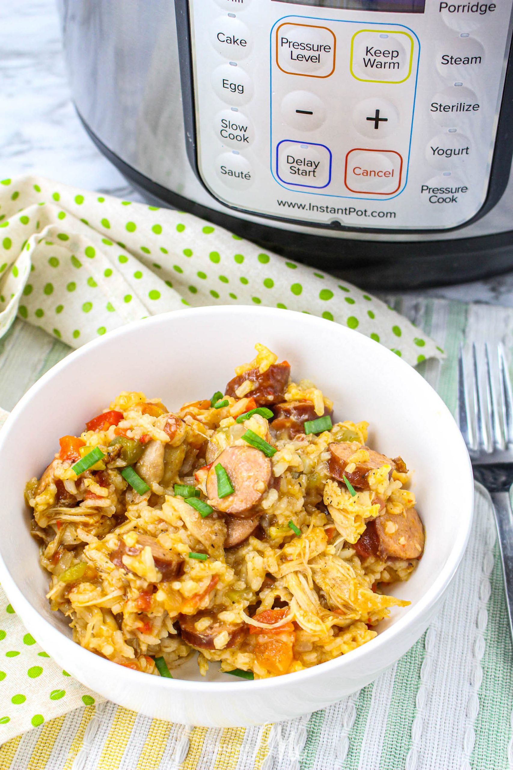 Instant Pot Cajun Chicken Rice