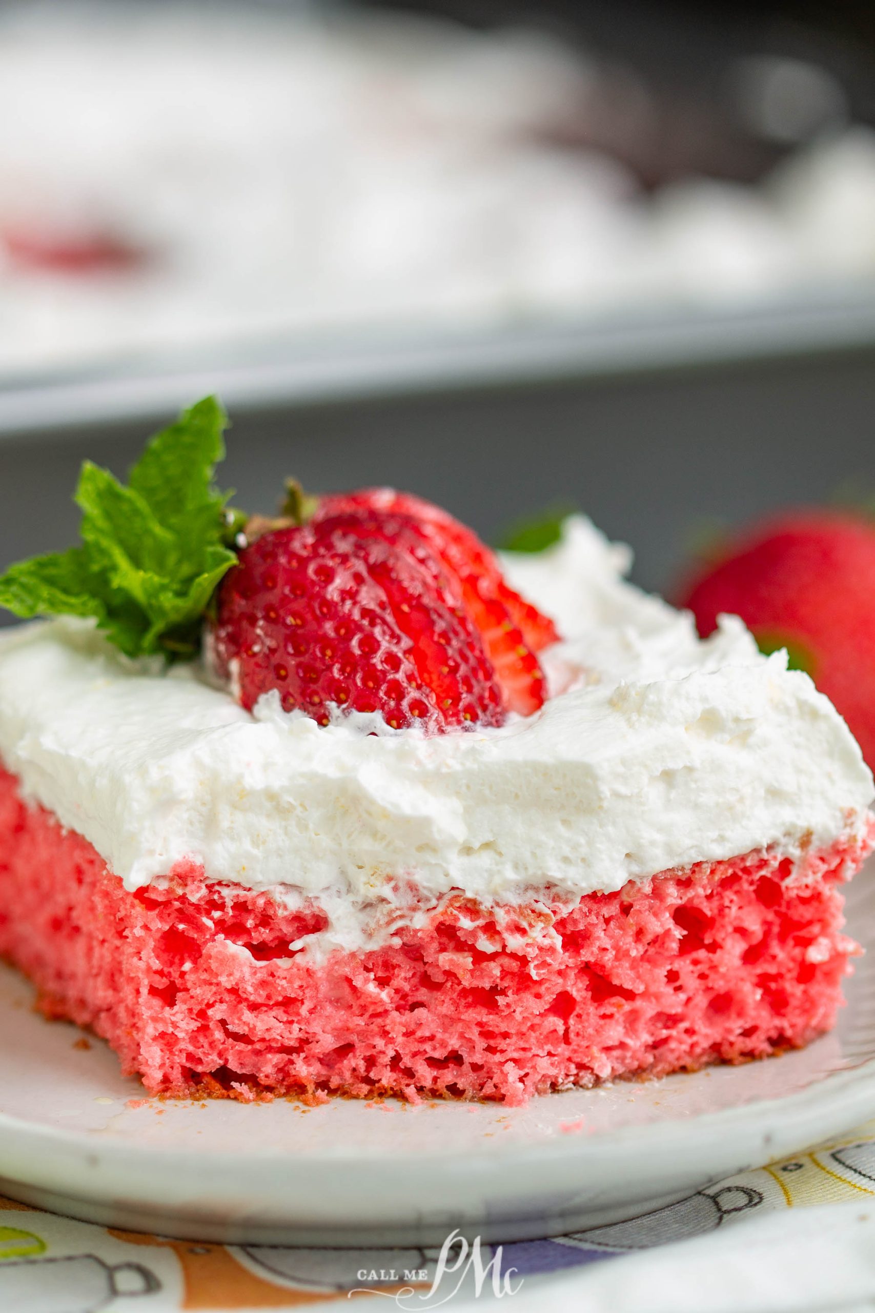 Potluck Strawberry Jello Cake