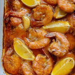 Browned Butter Honey Garlic Shrimp