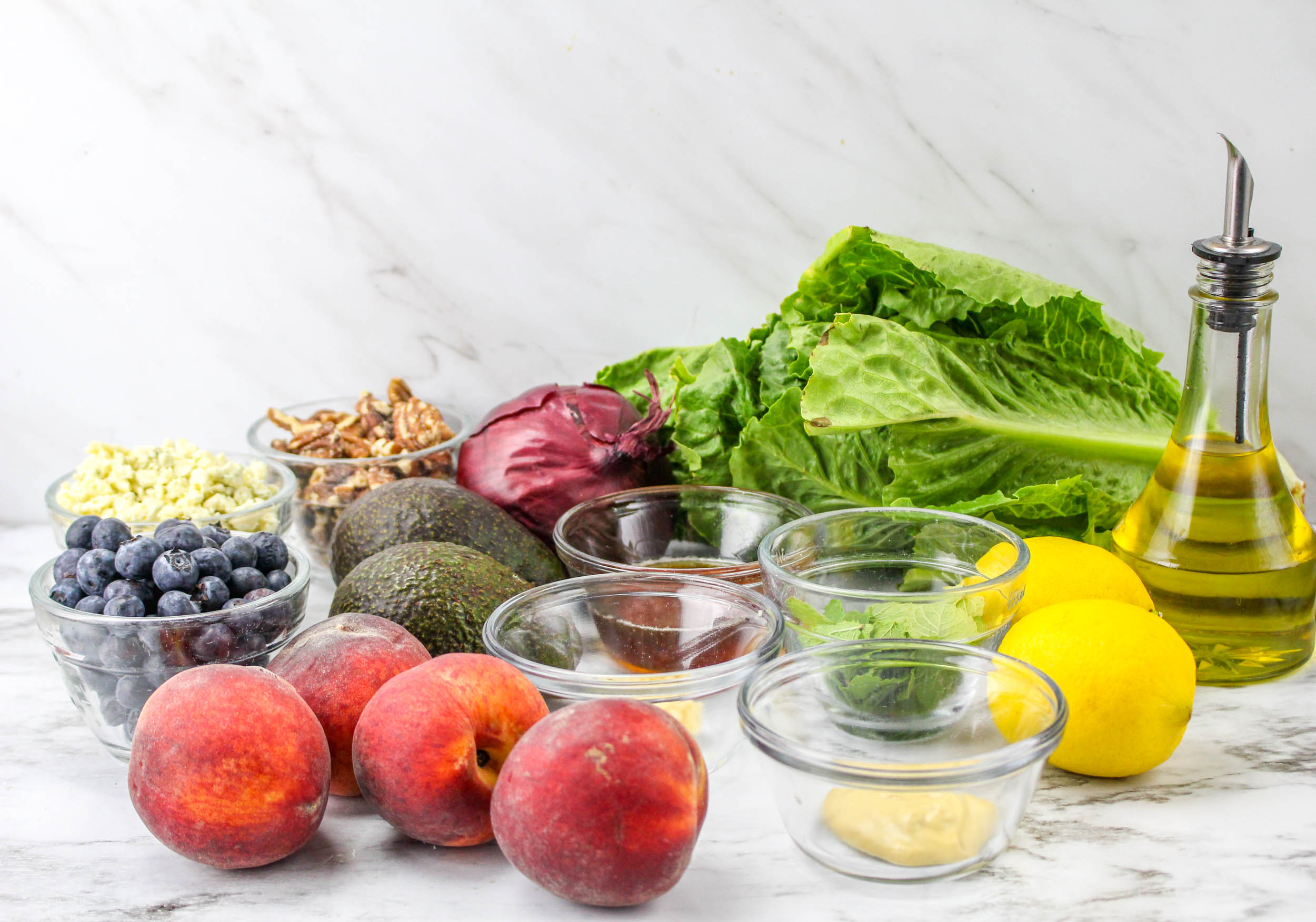 peach salad ingredients