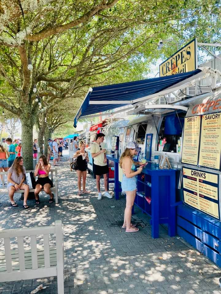 Airstream row at Seaside FL