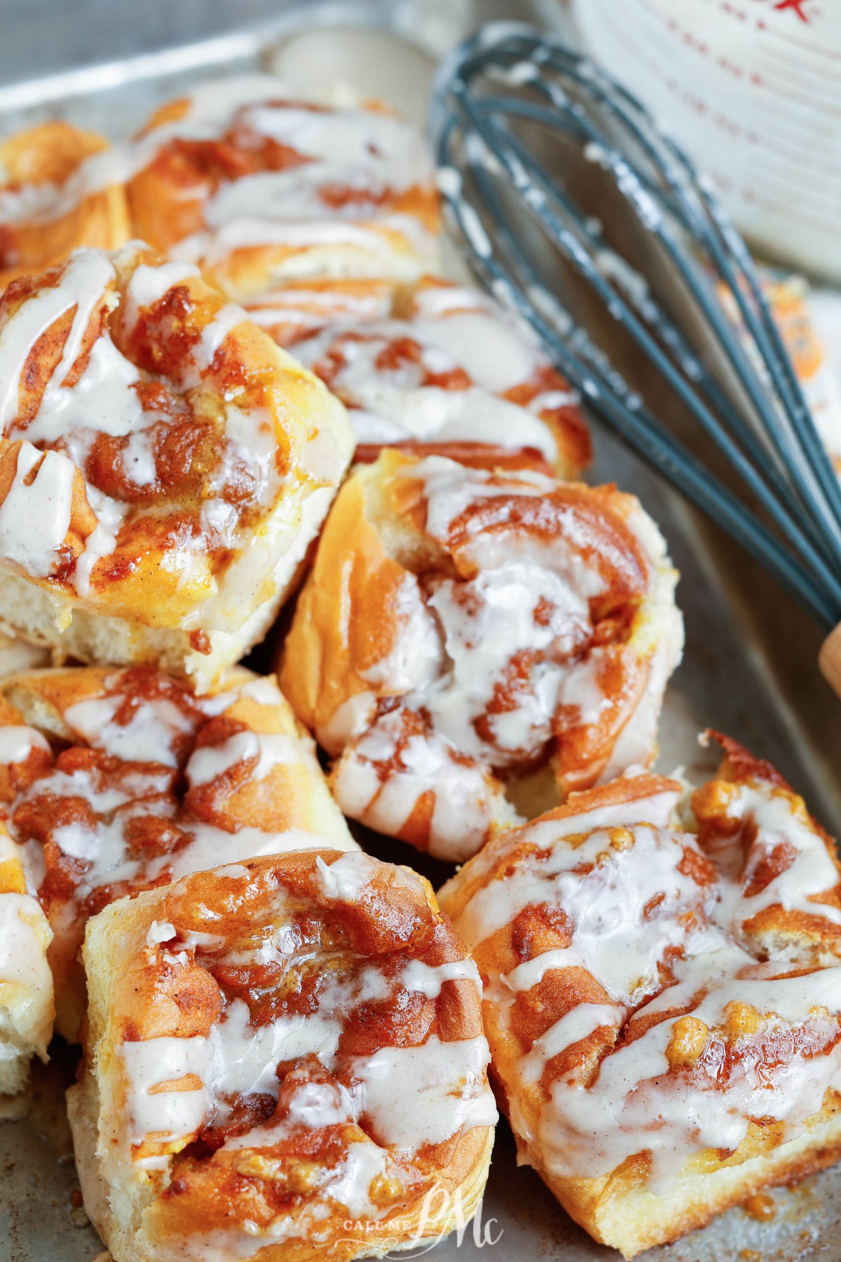 Hawaiian rolls stuffed with pumpkin.